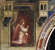 GIOTTO di Bondone The Angel Gabriel Sent by God oil